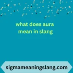 what does aura mean in slang