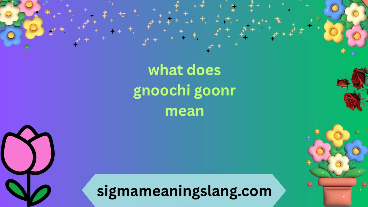 what does gnoochi goonr mean
