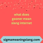what does gooner mean slang internet