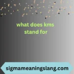 what does kms stand for