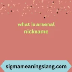 what is arsenal nickname