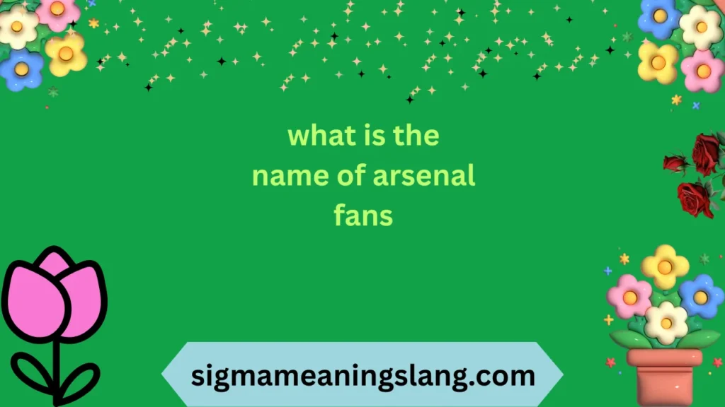 what is the name of arsenal fans