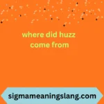 where did huzz come from