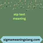 atp text meaning