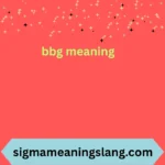 bbg meaning