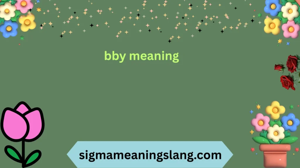 bby meaning