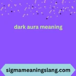 dark aura meaning