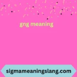 gng meaning