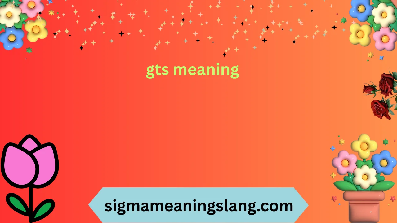 gts meaning