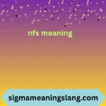 nfs meaning