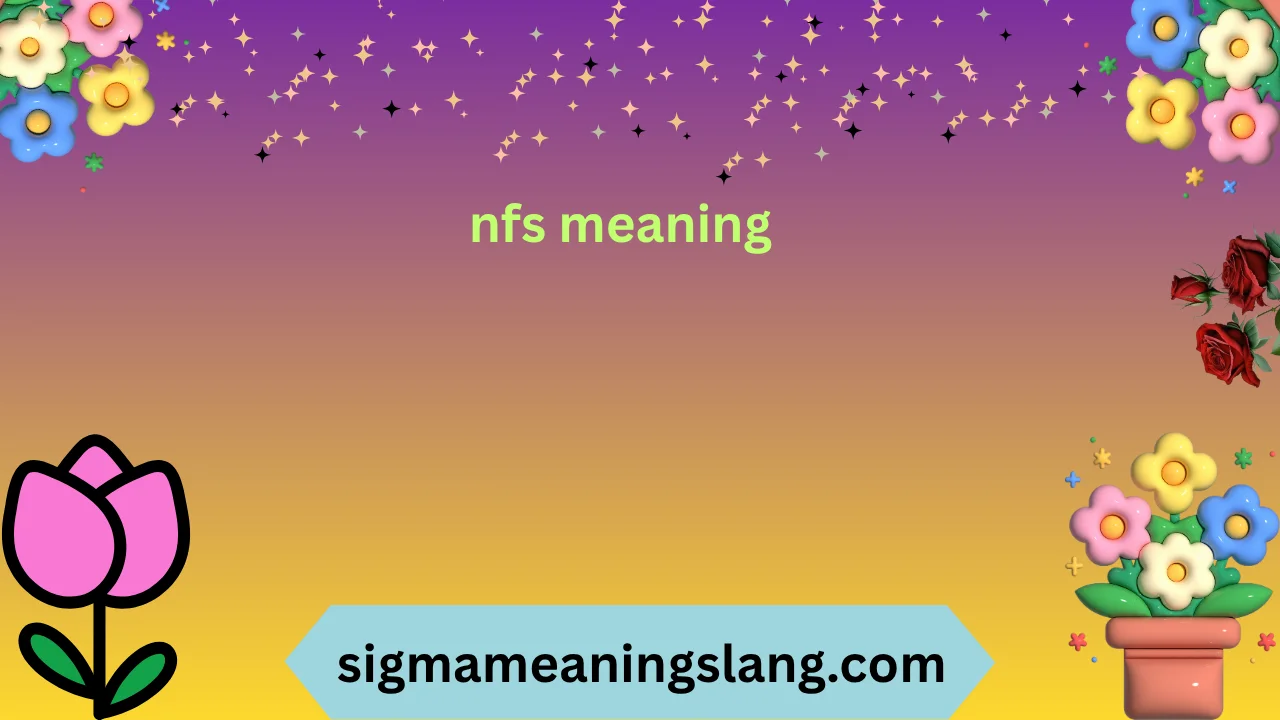 nfs meaning