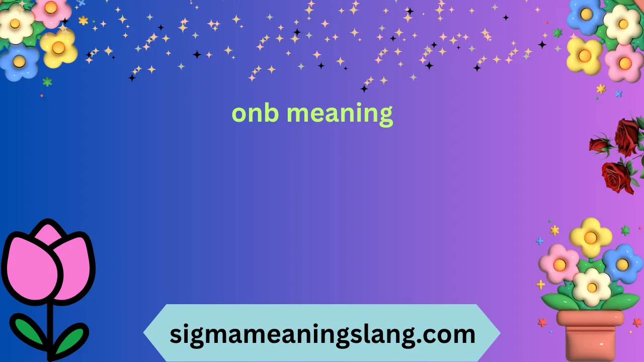 onb meaning