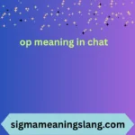 op meaning in chat