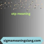 otp meaning