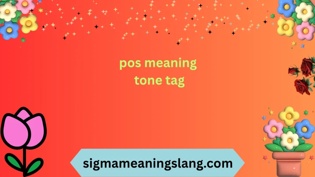 pos meaning tone tag