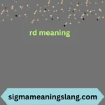 rd meaning