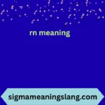 rn meaning