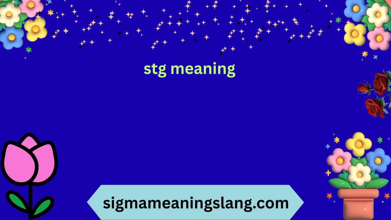 stg meaning