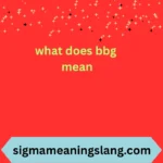 what does bbg mean
