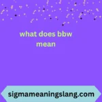 what does bbw mean