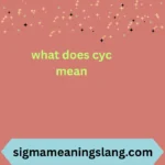 what does cyc mean