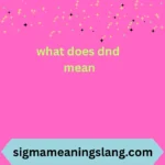 what does dnd mean