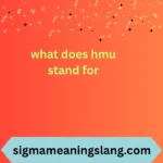 what does hmu stand for
