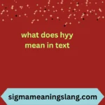 what does hyy mean in text