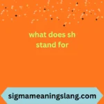 what does sh stand for mean