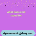what does smb stand for
