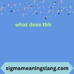 what does tbh