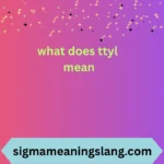 what does ttyl mean