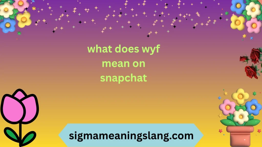 what does wyf mean on snapchat