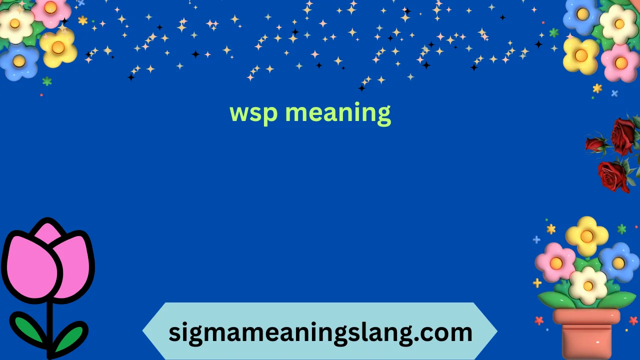 wsp meaning