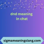 dnd meaning in chat