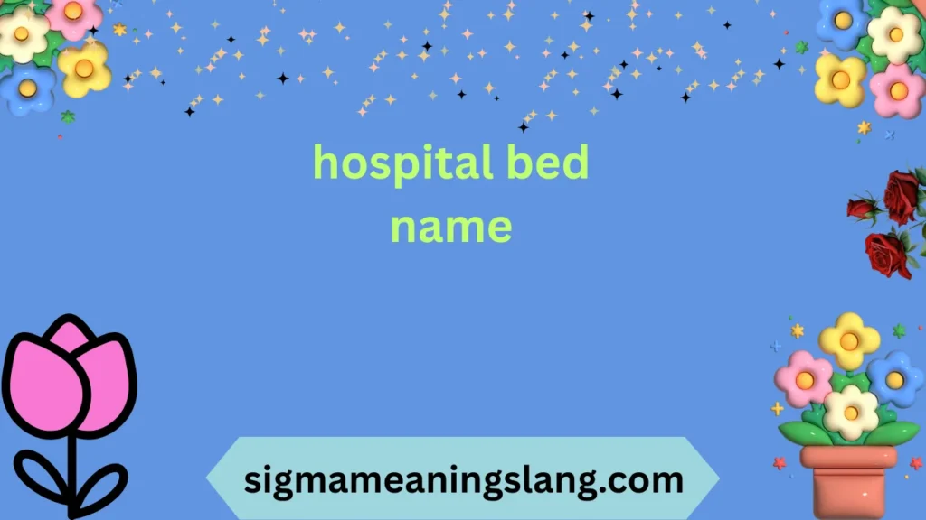 hospital bed name
