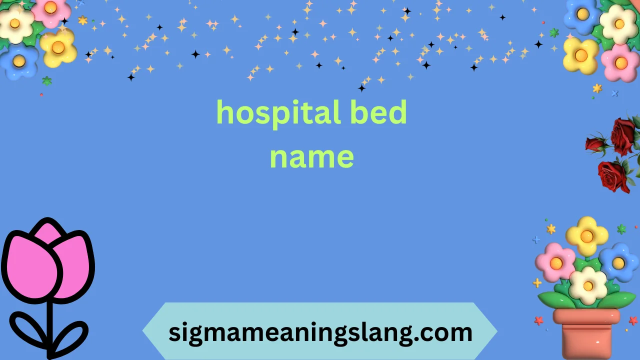 hospital bed name
