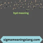 hyd meaning