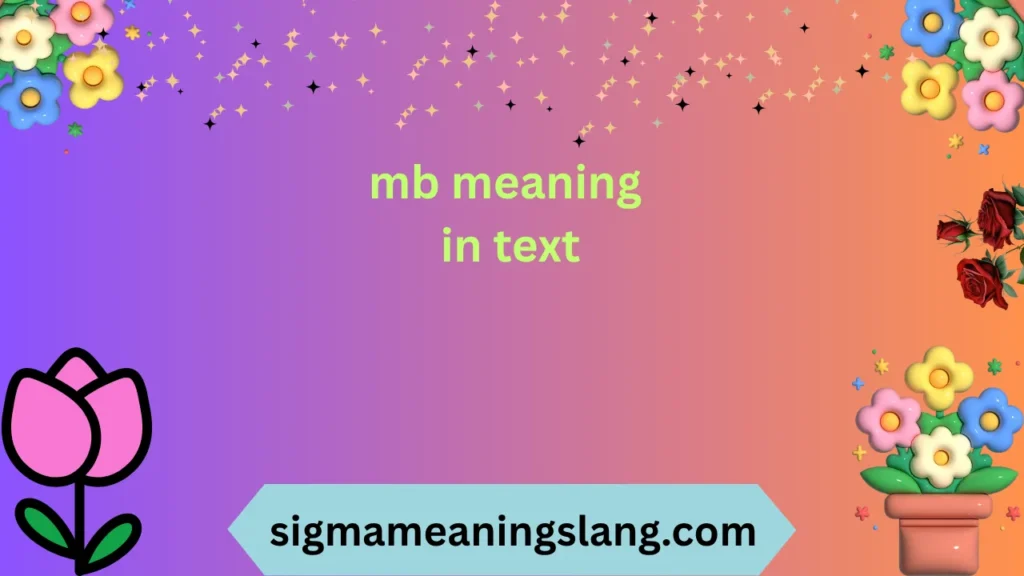 mb meaning in text