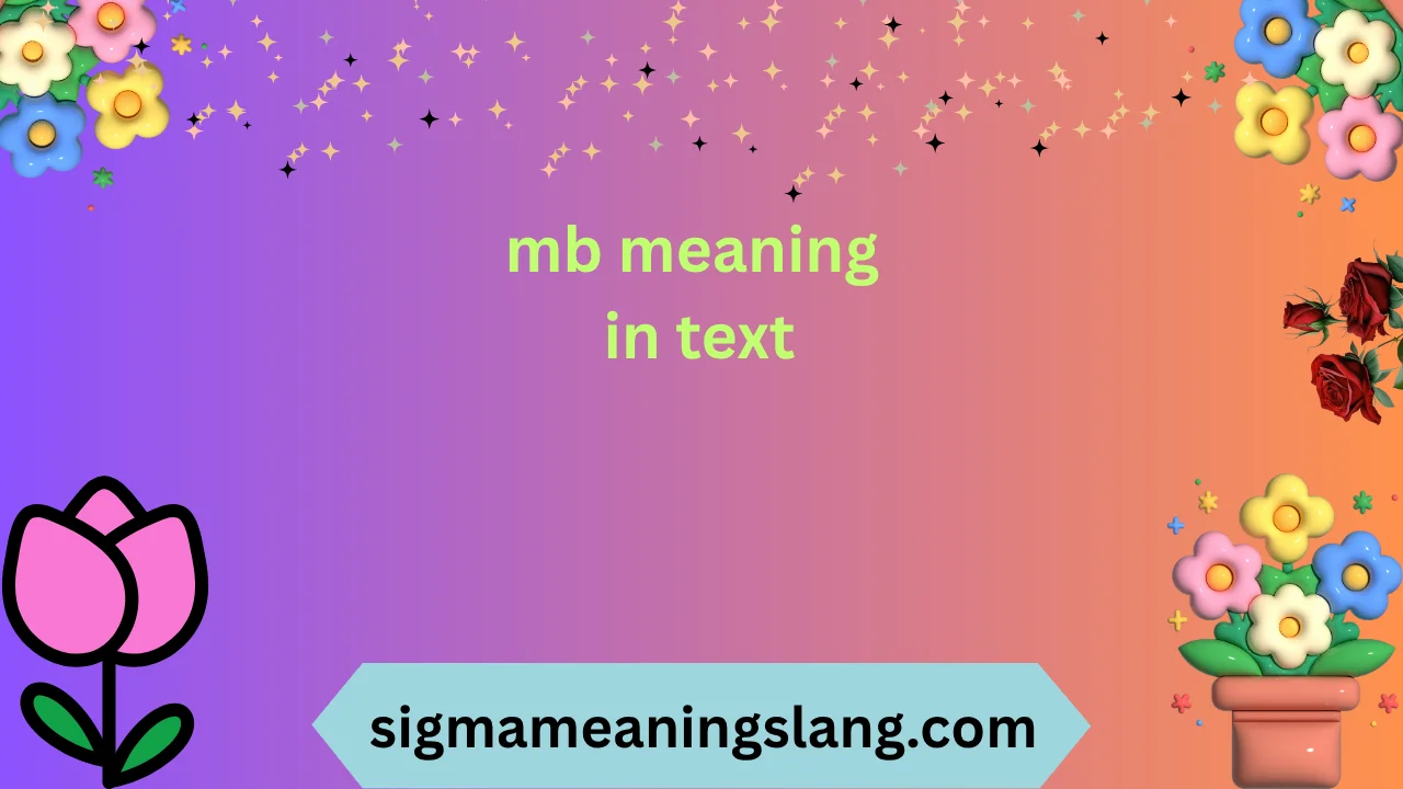mb meaning in text