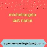 michelangelo last name