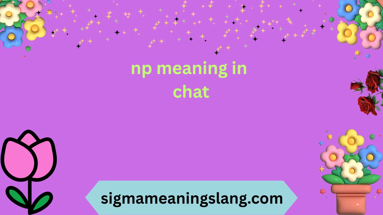 np meaning in chat