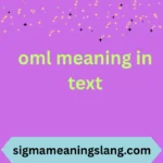 oml meaning in text