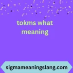 tokms what meaning