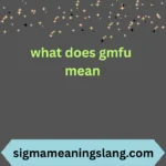 what does gmfu mean