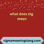 what does stg mean