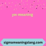 yw meaning